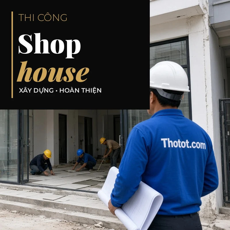 Thi công Shophouse