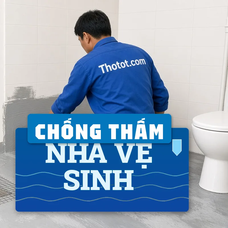 Chống thấm nhà vệ sinh nhà hàng