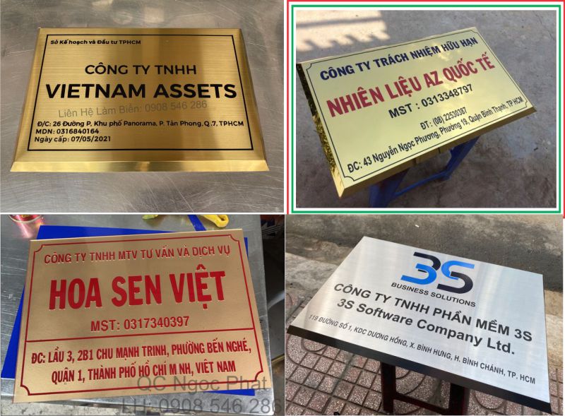 Bảng hiệu công ty