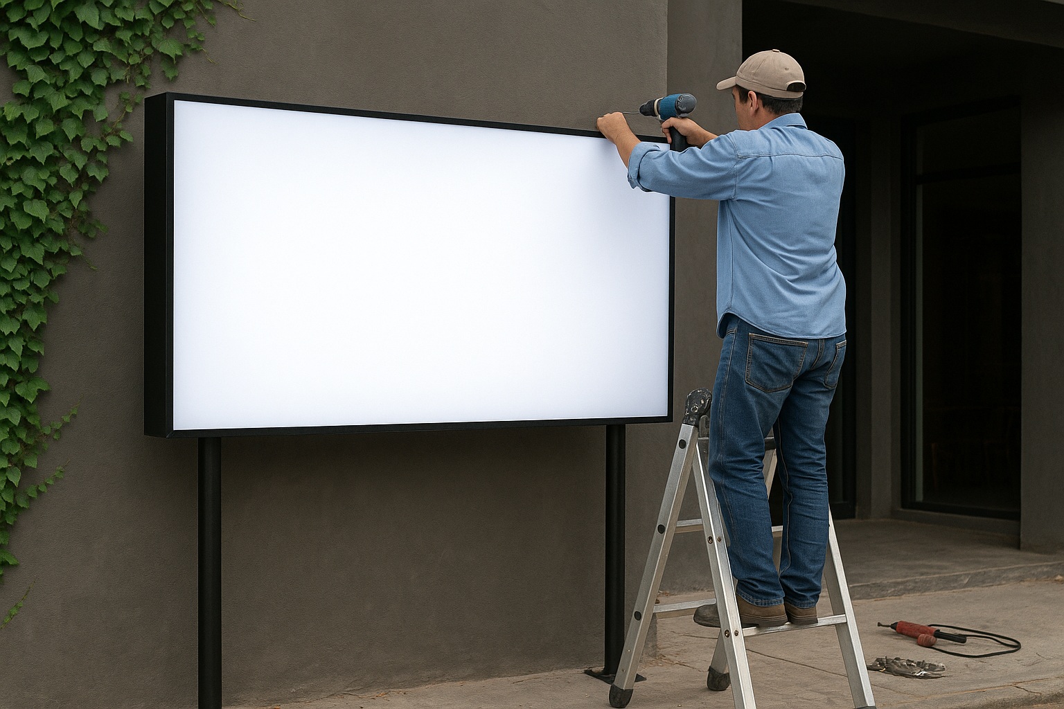 Bảng Hiệu Hộp đèn Hiflex 1 mặt