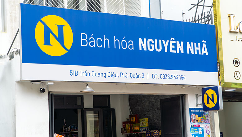 Bảng hiệu setup cửa hàng