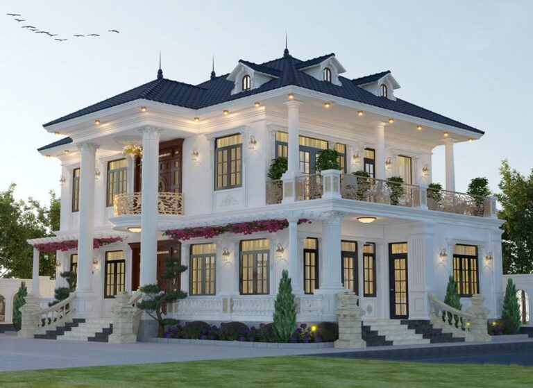 Báo giá thi công phòng khách biệt thự