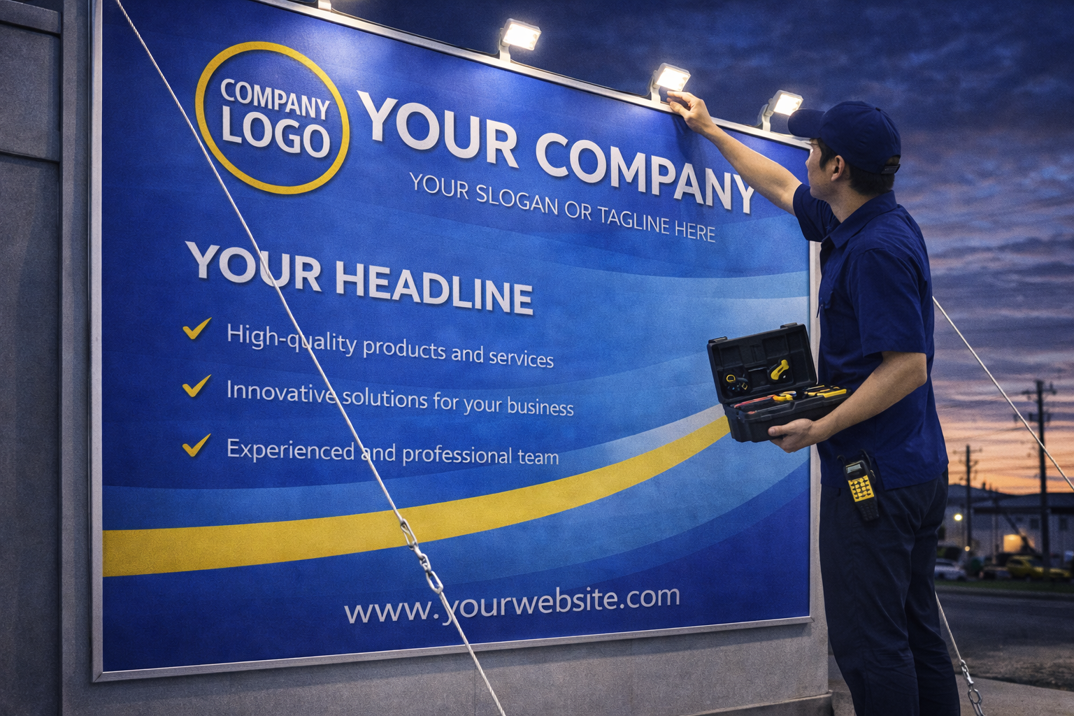Bảo trì – sửa chữa định kỳ bảng quảng cáo, bảng hiệu