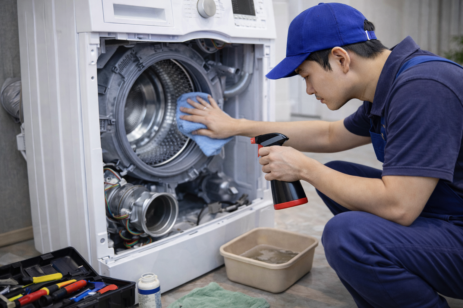 Bảo trì – vệ sinh máy sấy