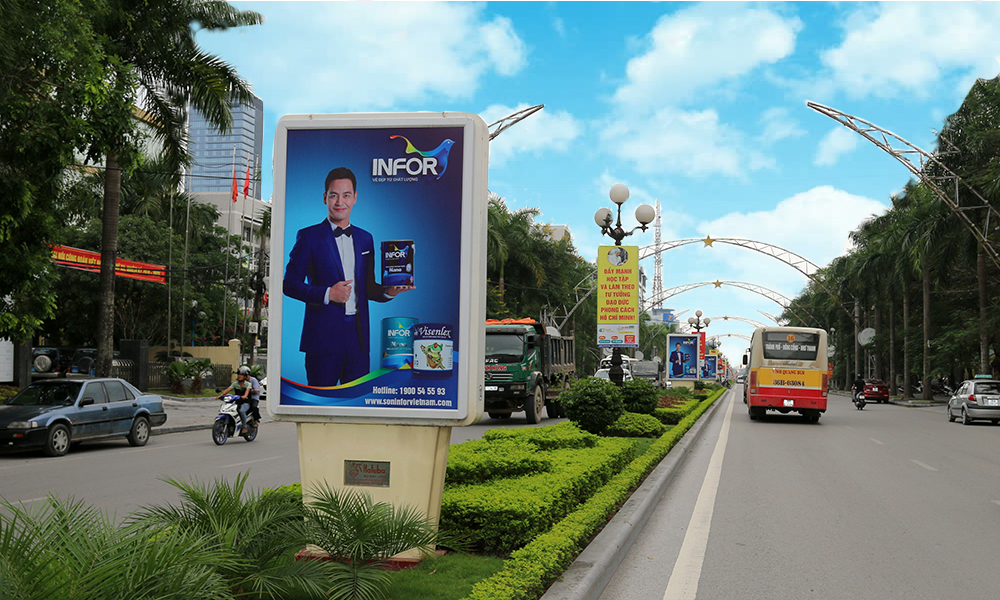 Biển hộp đèn ngoài trời