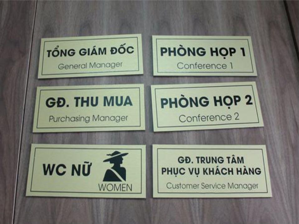 Biển phòng ban