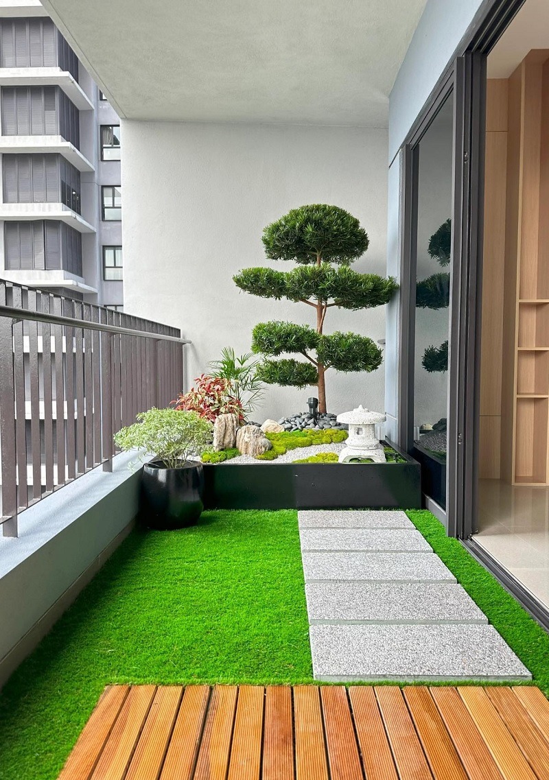 Bố trí lại ban công căn hộ