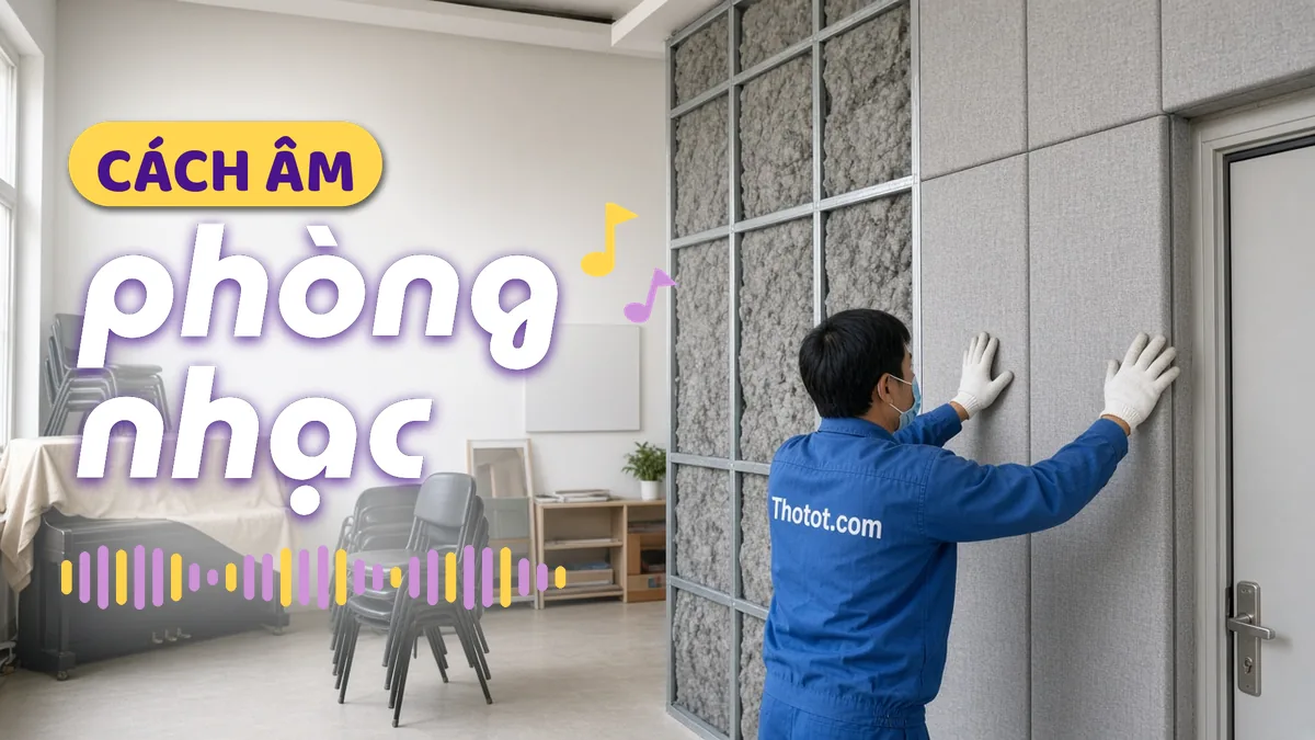 Cách âm phòng học âm nhạc