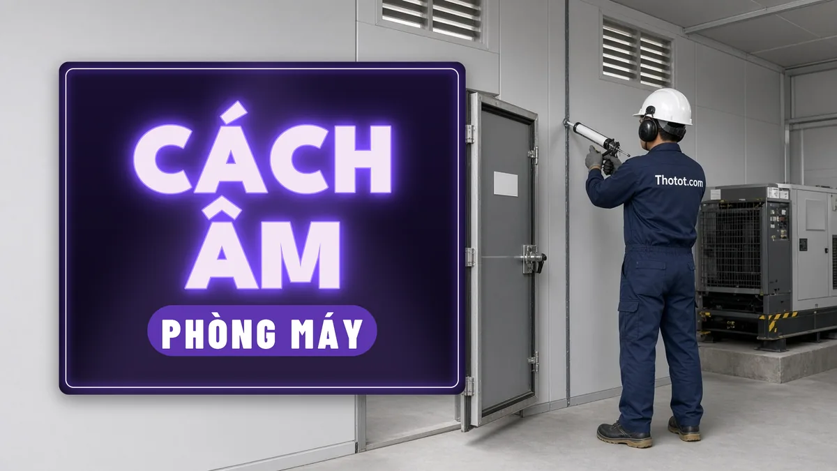 Cách âm phòng máy nhà xưởng