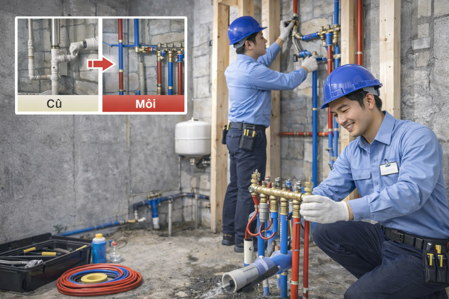 Cải Tạo – Nâng Cấp Hệ Thống Nước | Ổn Định – Bền Bỉ – An Toàn