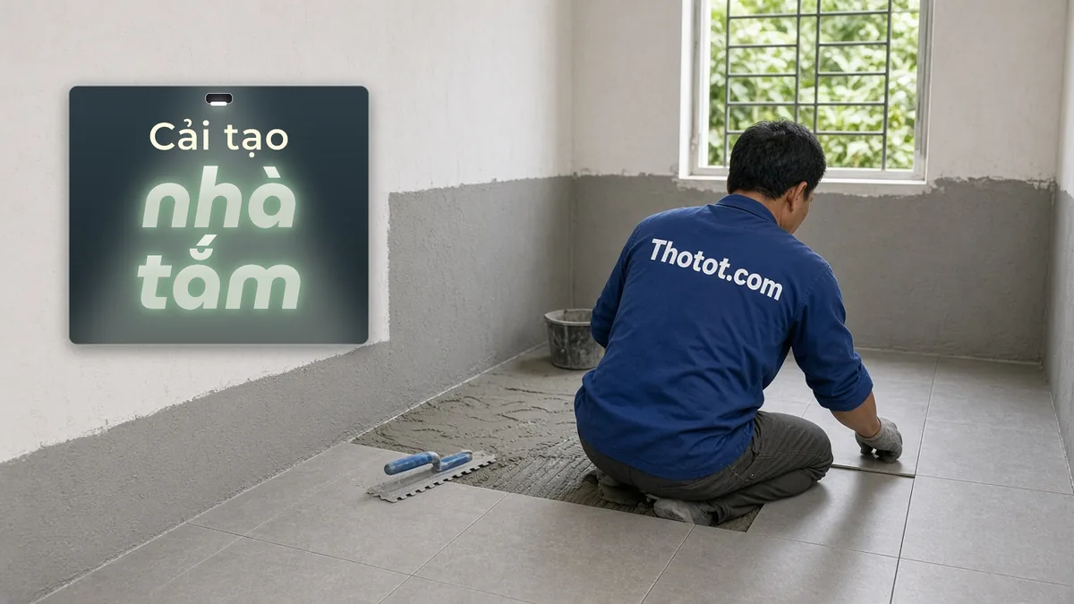 Cải tạo nhà tắm nhà vườn