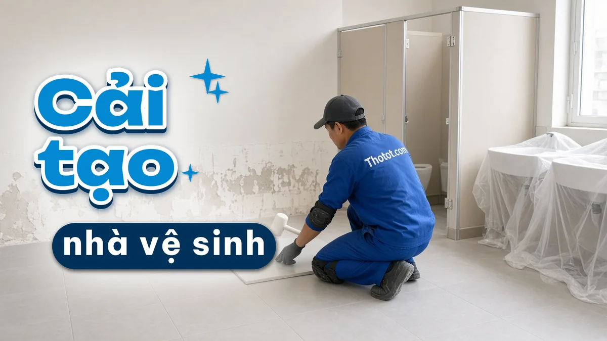 Cải tạo nhà vệ sinh văn phòng