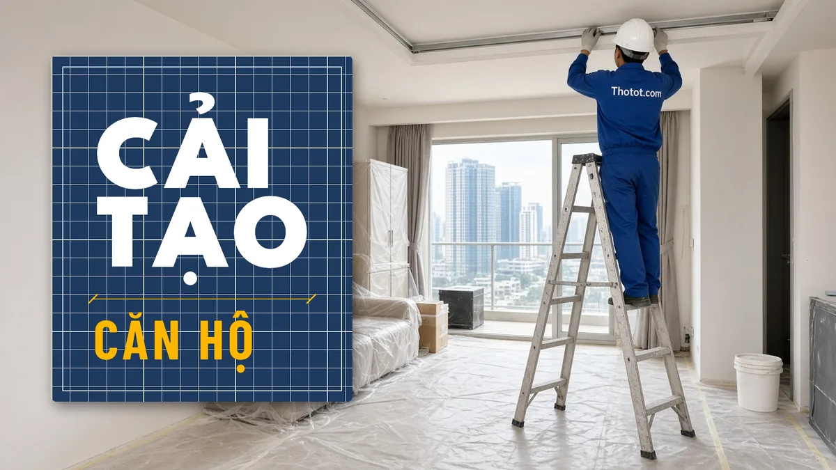 Cải tạo tổng thể căn hộ chung cư