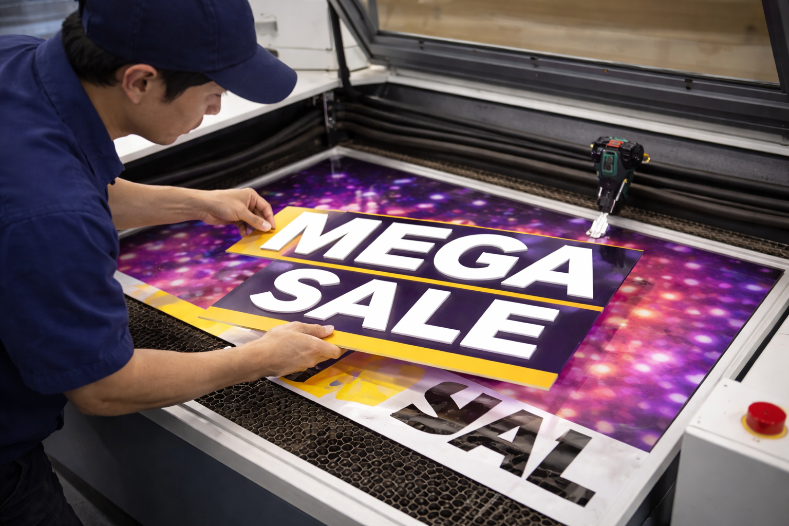 Cắt mica theo thiết kế CNC – laser chính xác, sắc nét