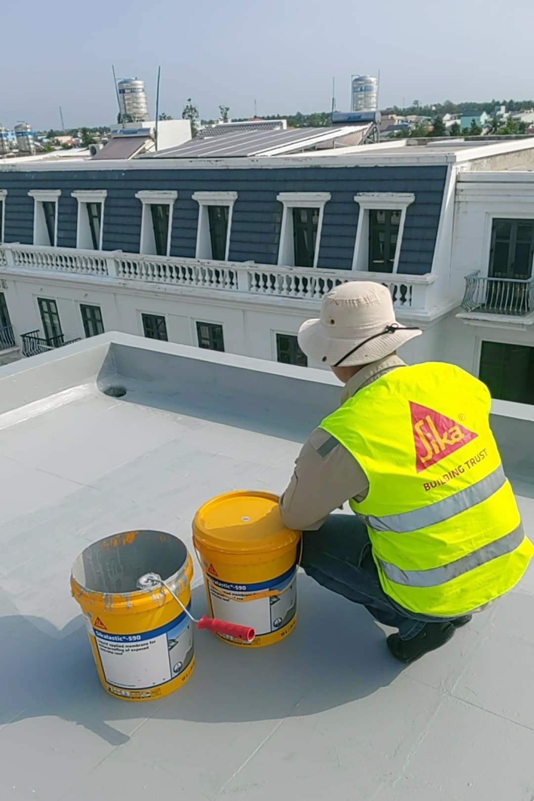 Chống thấm bằng sika