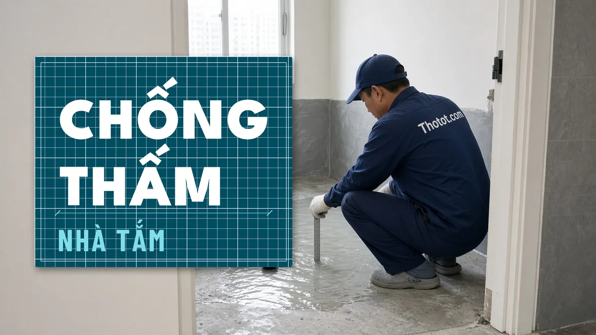 Chống thấm nhà tắm căn hộ chung cư