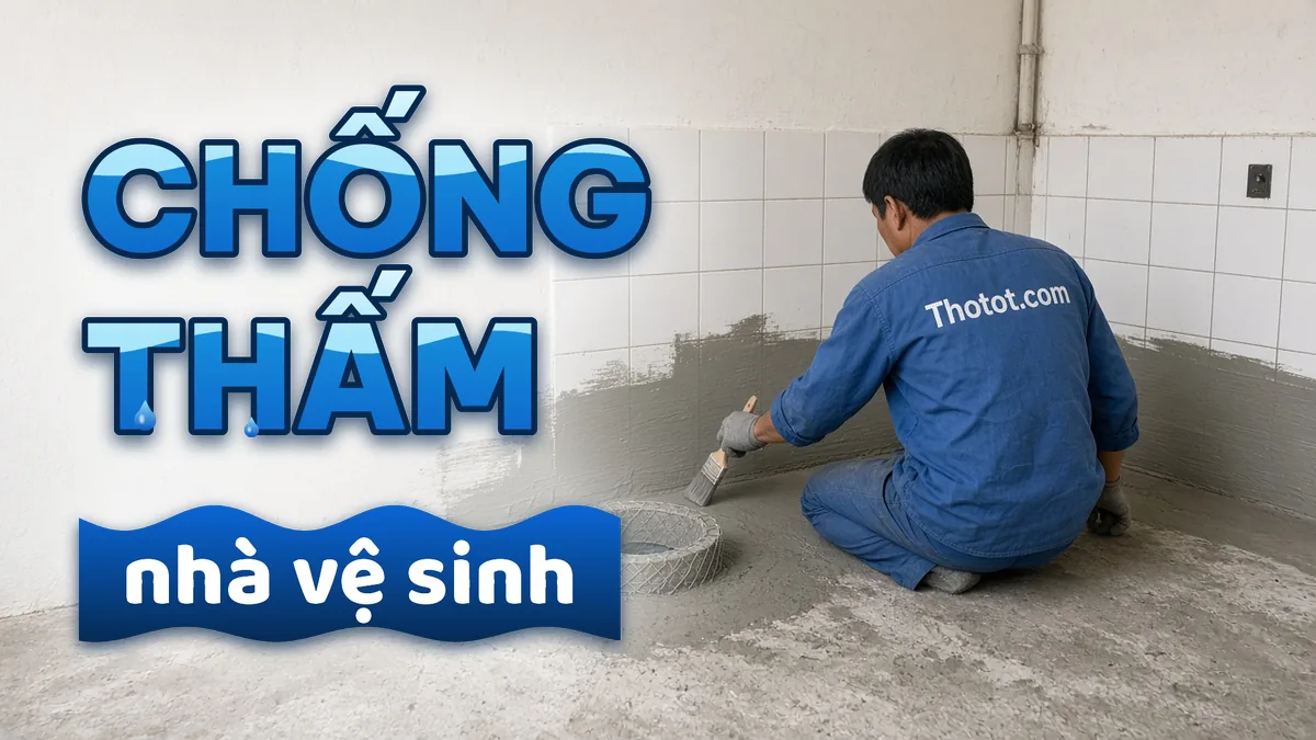 Chống thấm nhà vệ sinh cửa hàng