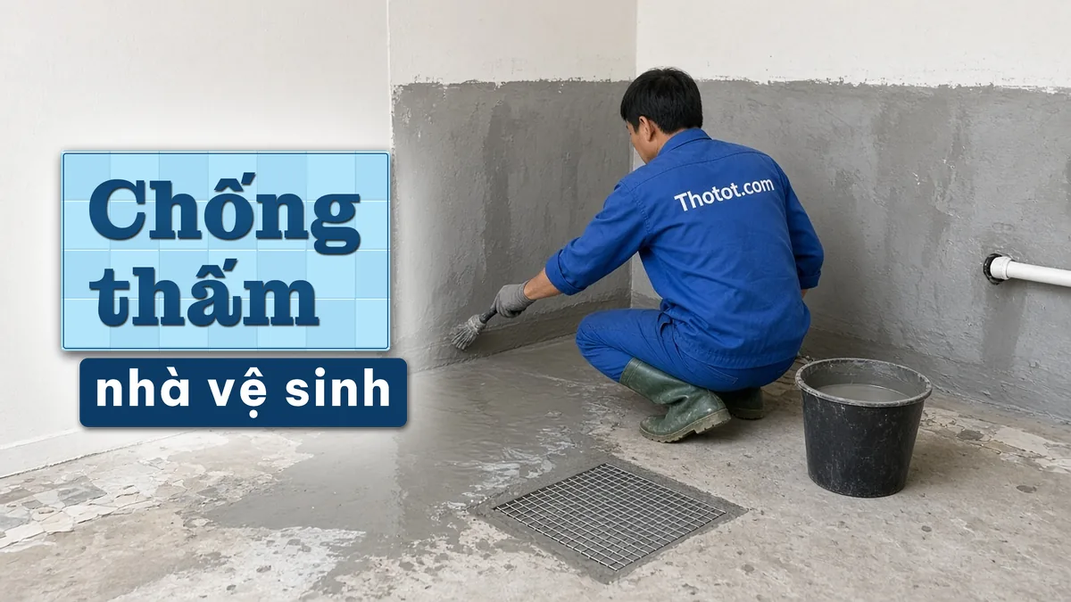 Chống thấm nhà vệ sinh nhà xưởng