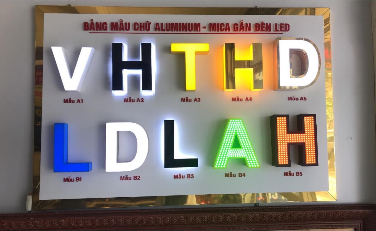 Chữ nổi full combo