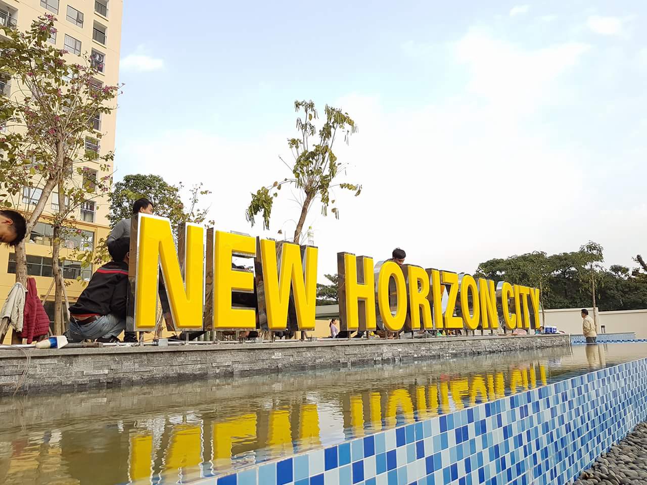 Chữ nổi ngoài trời