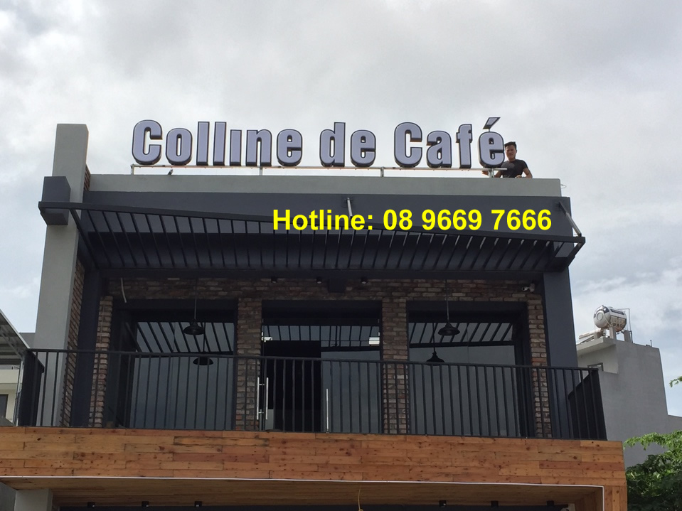 Chữ nổi quán cafe