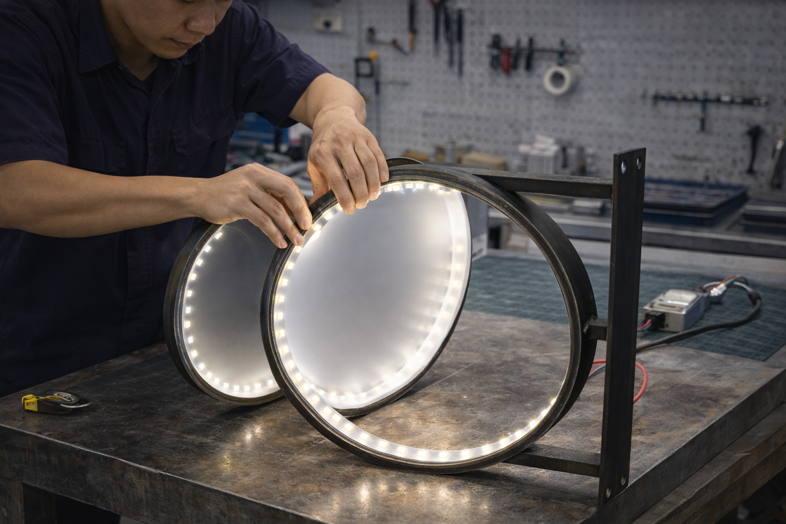 Gắn đèn LED chiếu sáng an toàn, tiết kiệm, thẩm mỹ