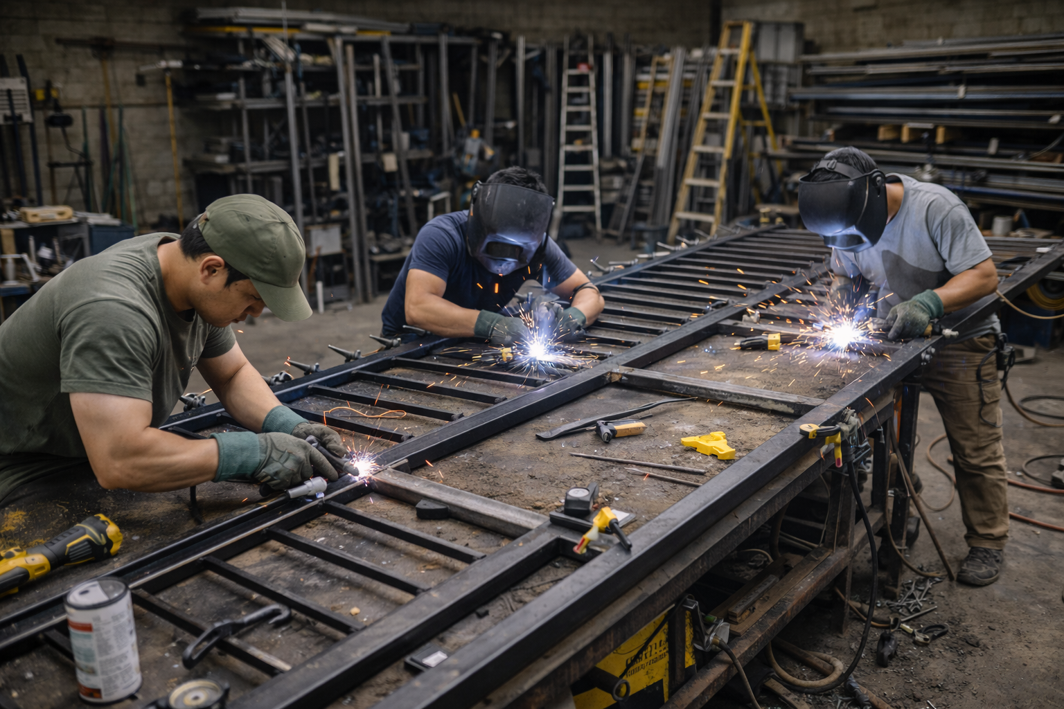 Gia công hàng rào