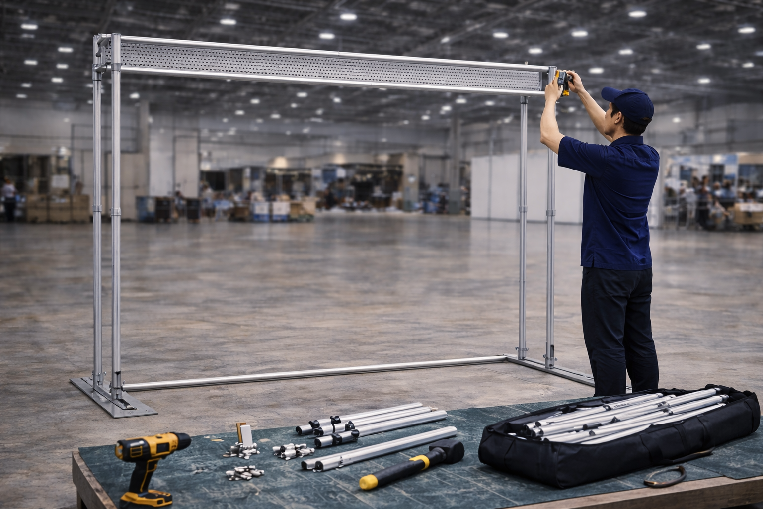 Gia công kết cấu bảng quảng cáo – Chắc chắn, an toàn