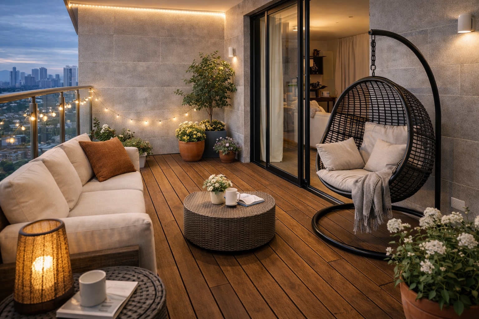 Hoàn thiện không gian lô gia