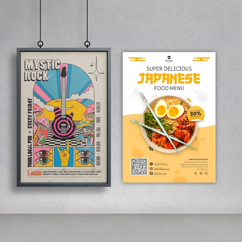 In poster