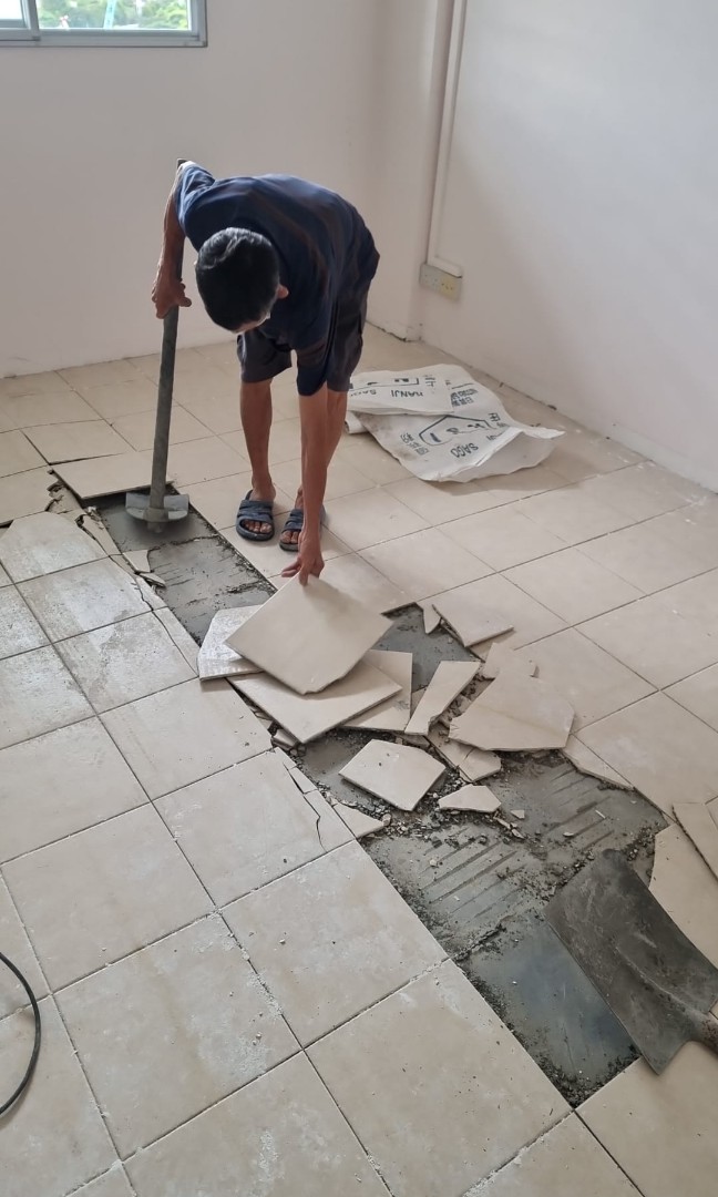 Khảo sát lát gạch công trình nhà ở