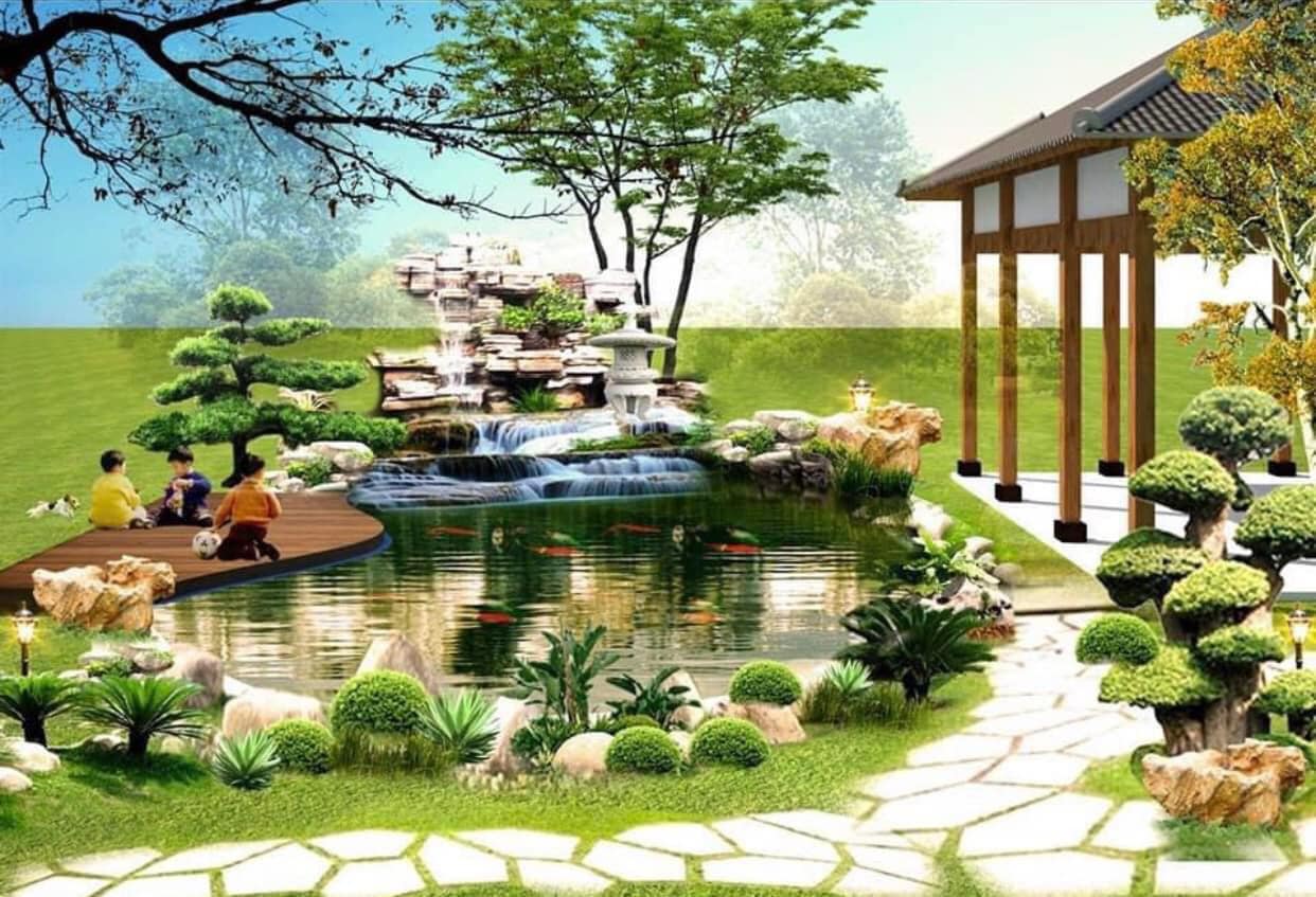 Khảo sát sân vườn