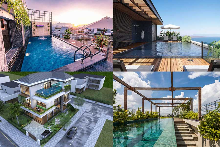 Khảo sát thi công hồ bơi biệt thự