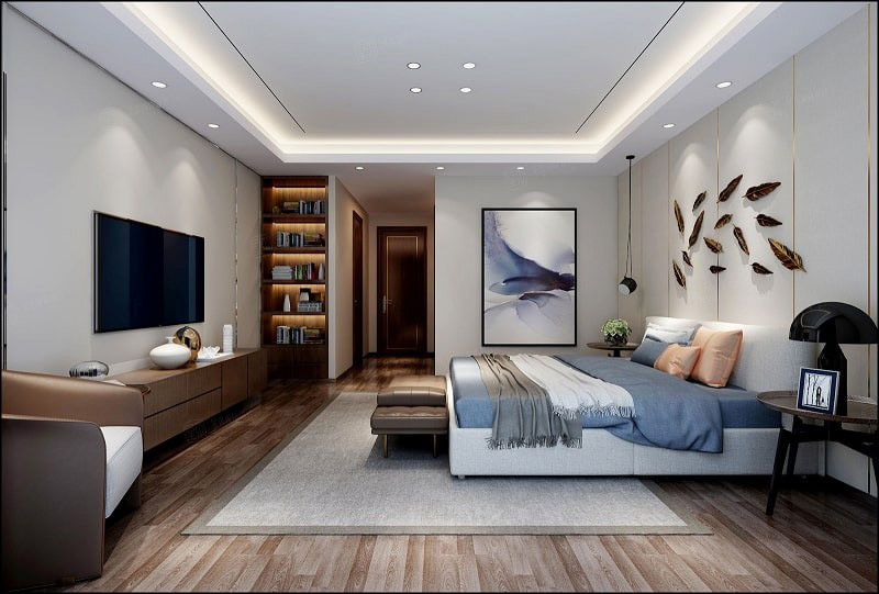 Làm trần thạch cao phòng ngủ