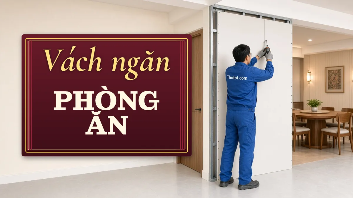 Làm vách ngăn phòng ăn riêng nhà hàng