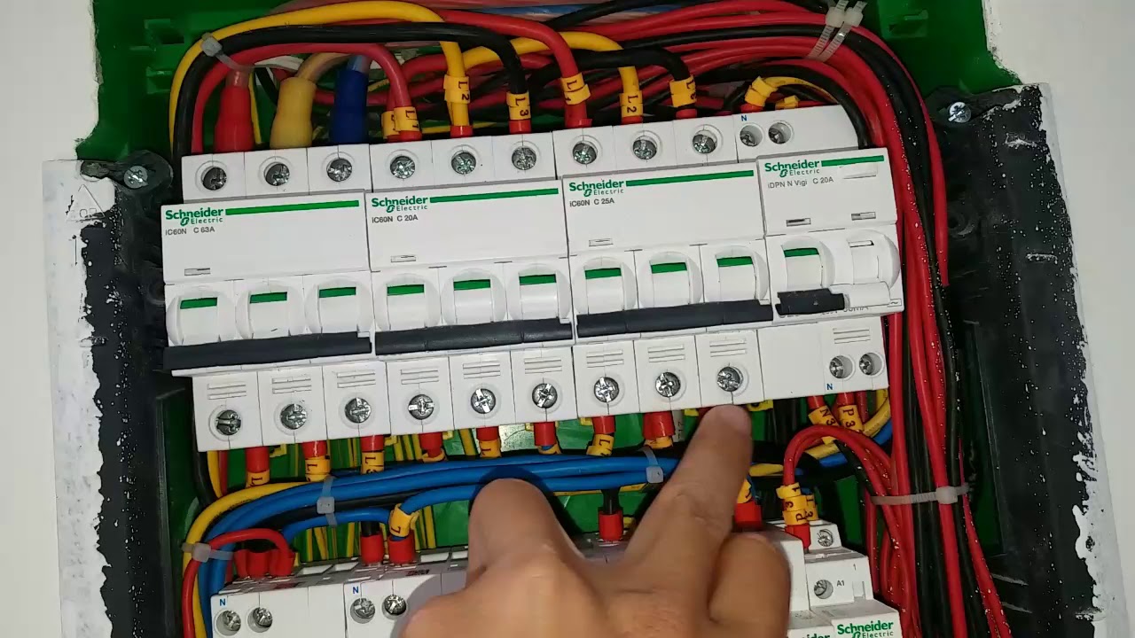 Lắp CB điện nhà vườn