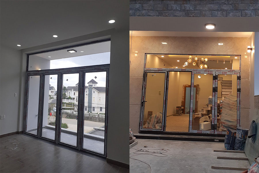 Lắp cửa cho nhà mới xây