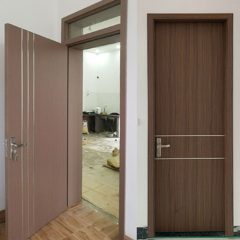 Lắp cửa gỗ công nghiệp