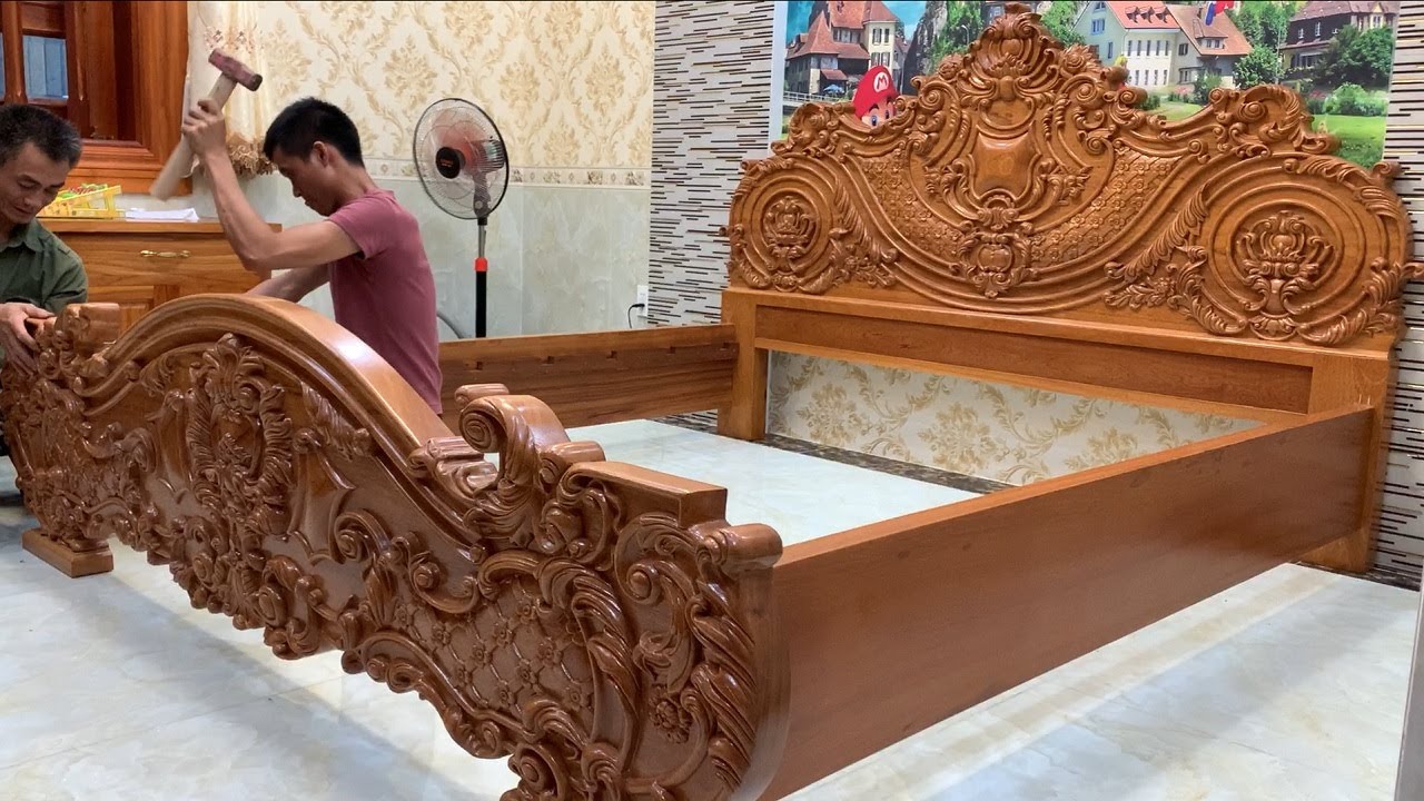 Lắp đặt giường ngủ biệt thự