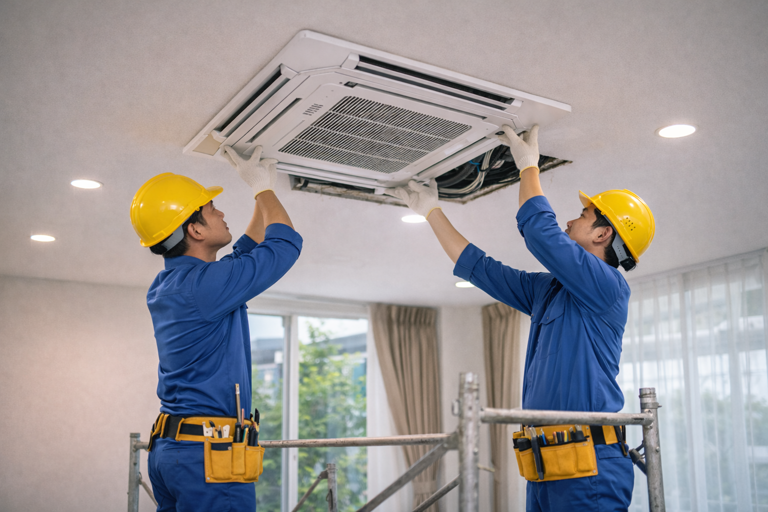 Lắp Đặt Máy Lạnh Âm Trần | Thẩm Mỹ Cao – Làm Mát Hiệu Quả