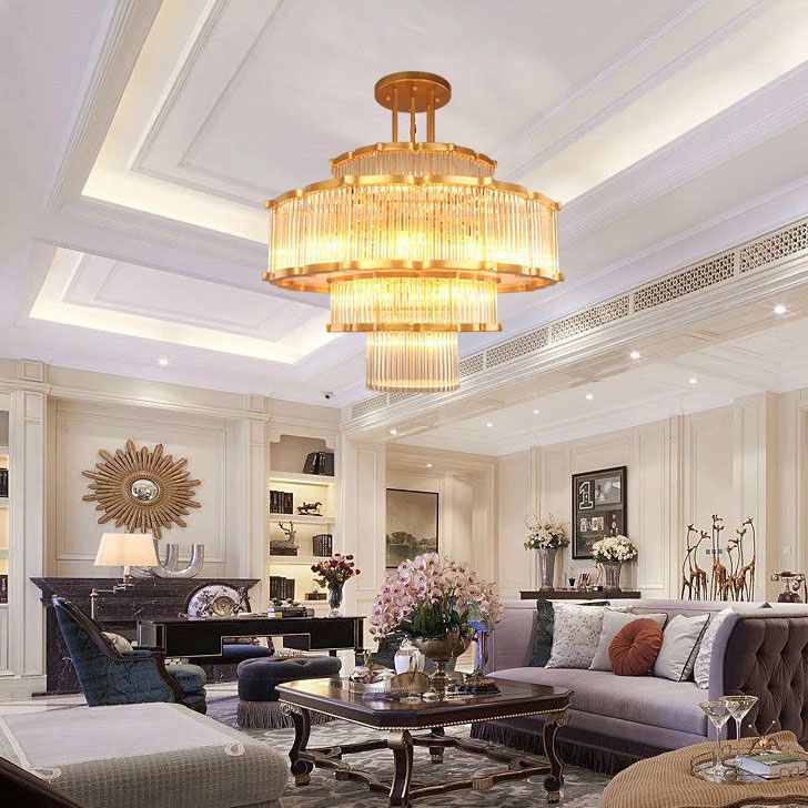 Lắp đèn trang trí phòng khách
