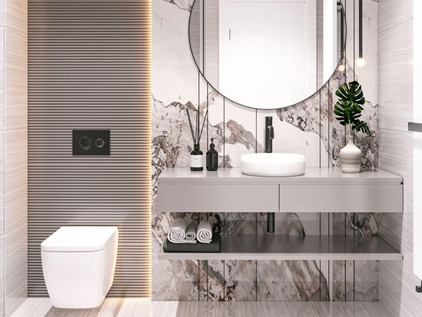 Lắp kệ nhà vệ sinh căn hộ