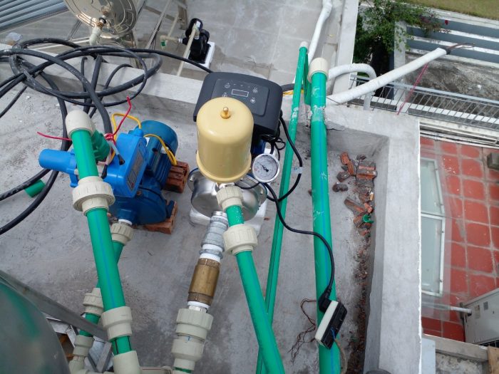 Lắp máy bơm nước biệt thự