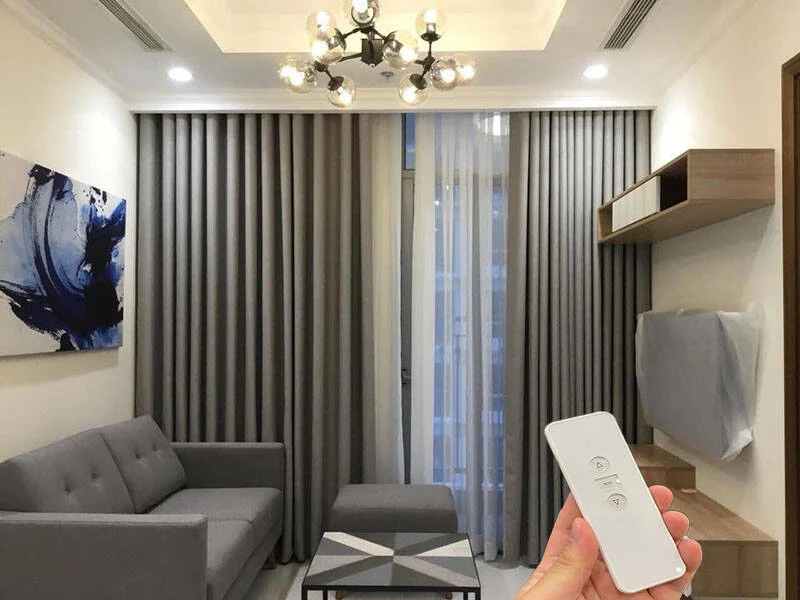 Lắp rèm cửa phòng ngủ căn hộ