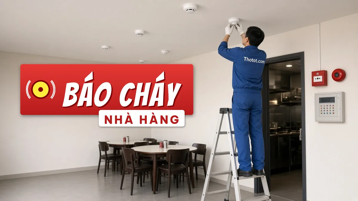 Lắp, sửa hệ thống báo cháy nhà hàng