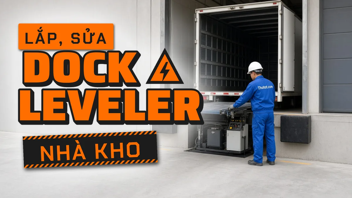 Lắp, sửa sàn nâng dock leveler nhà kho