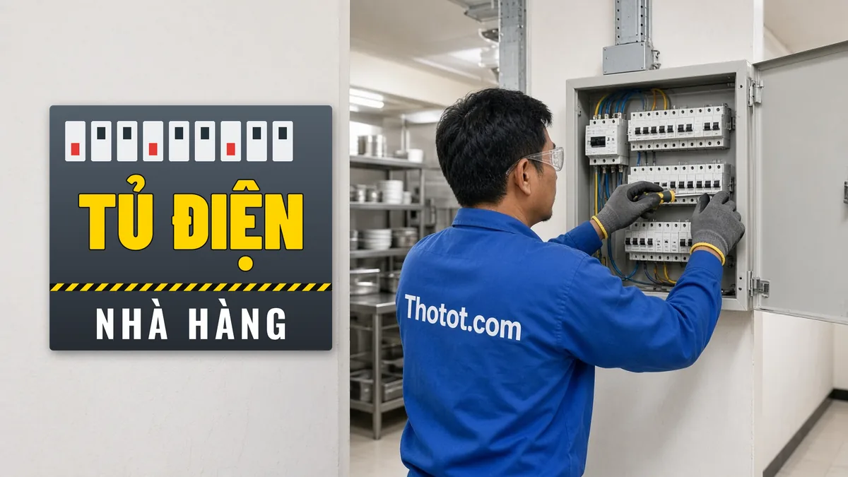 Lắp, sửa tủ điện nhà hàng