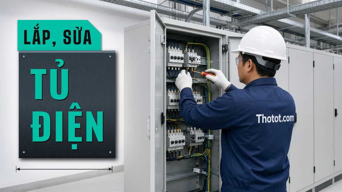 Lắp, sửa tủ điện nhà xưởng