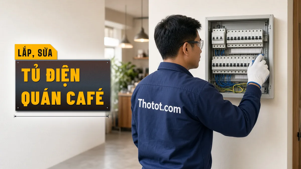 Lắp, sửa tủ điện quán café