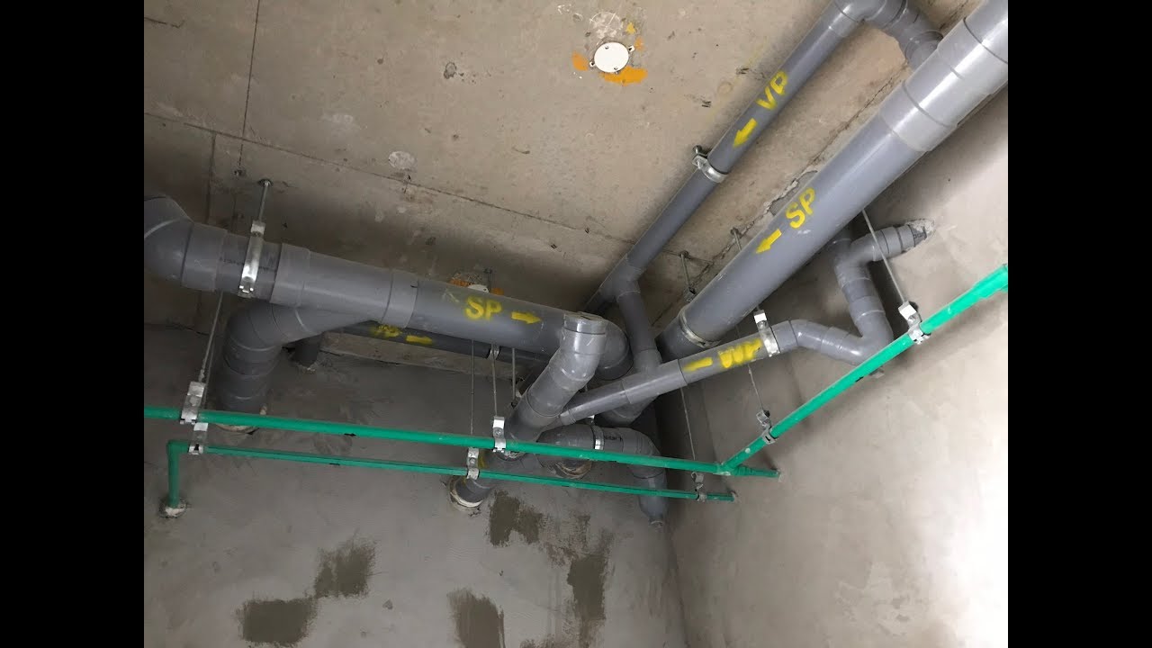 Lắp thoát nước nhà vệ sinh căn hộ